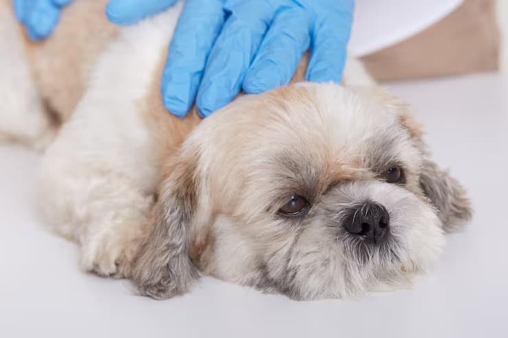 Pet leaving clinic after successful surgery